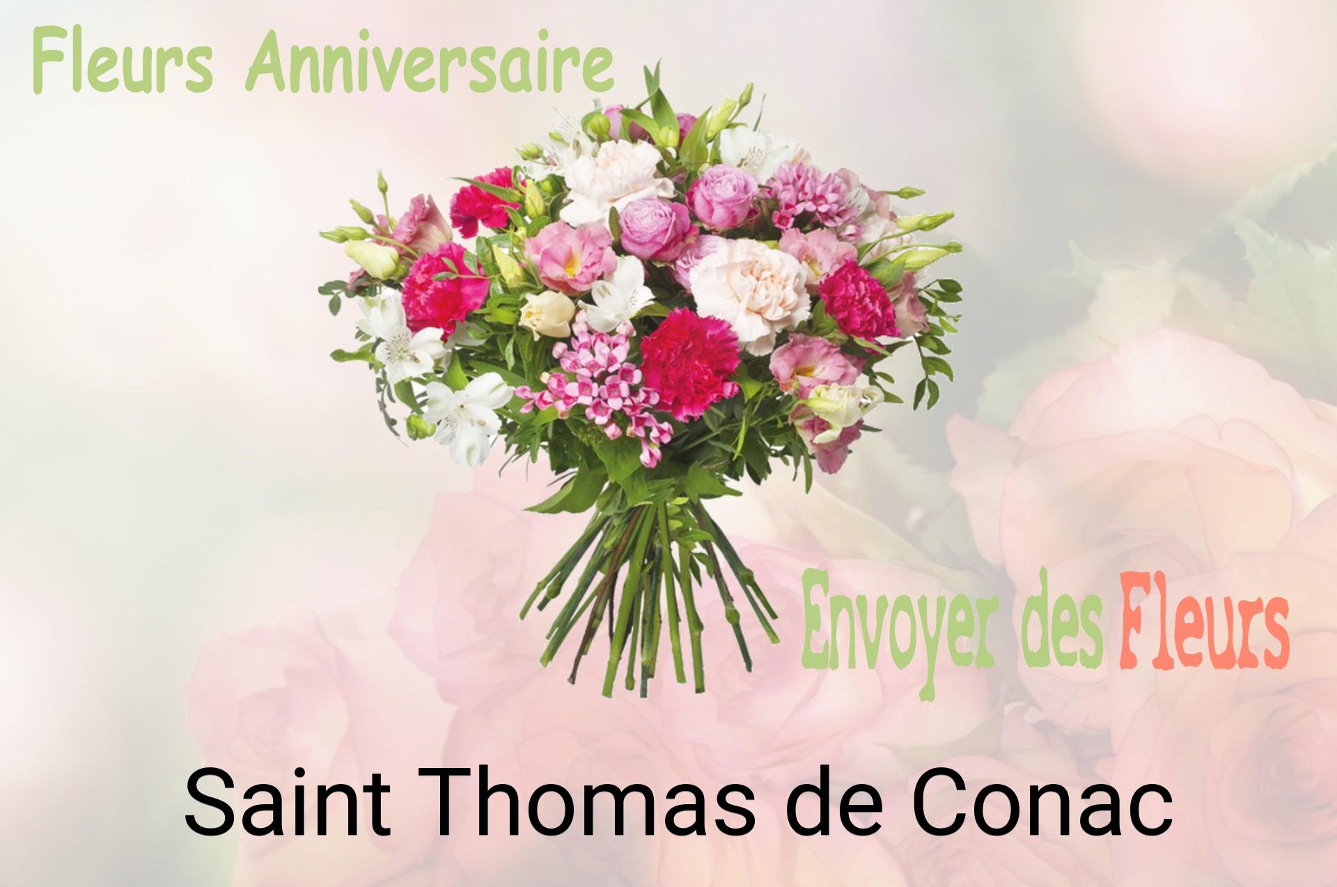 Bouquet de fleurs d’anniversaire livré à Saint-Thomas-de-Conac