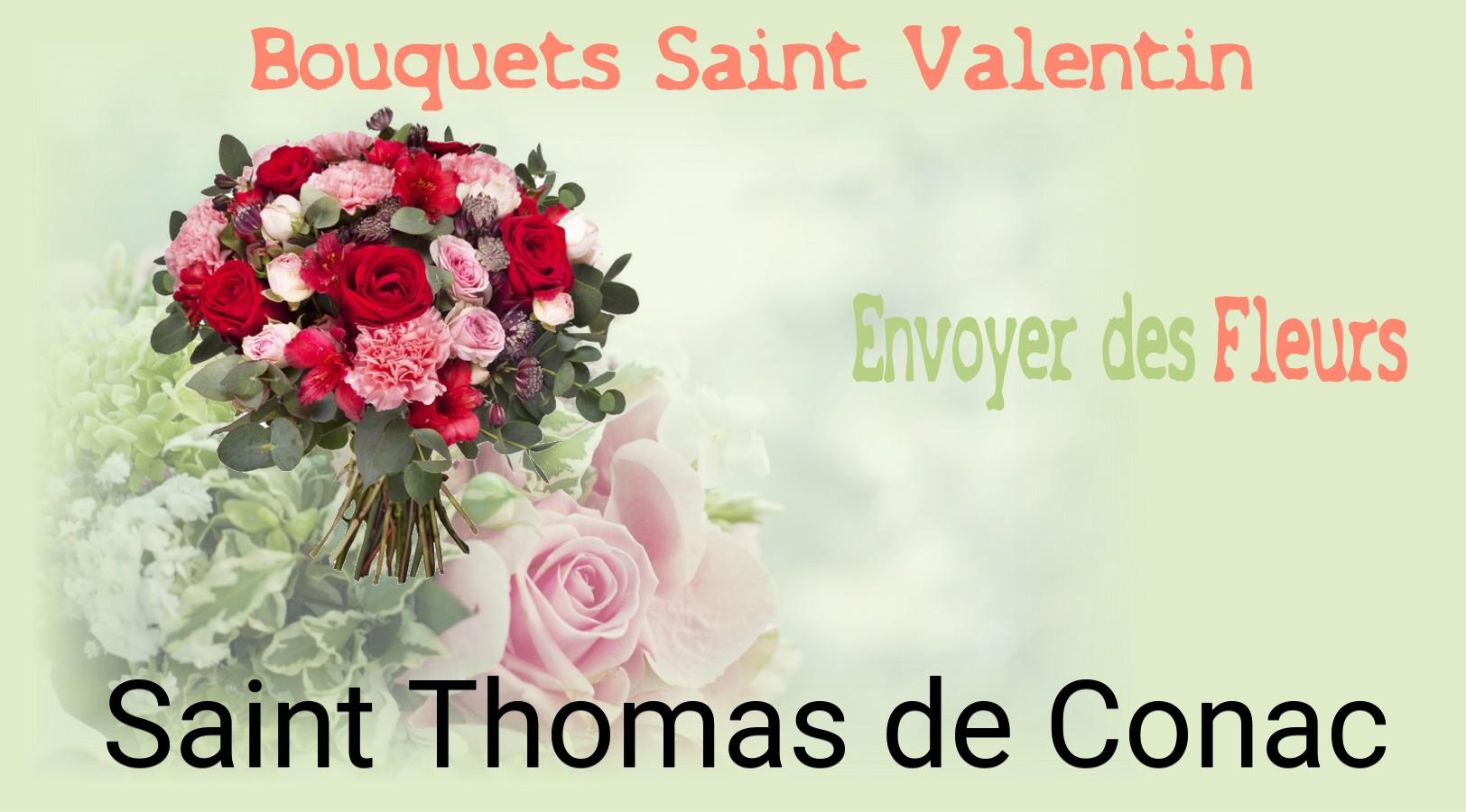 Roses de Saint-Valentin livrées à Saint-Thomas-de-Conac